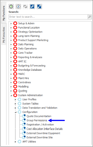 How do I update user permissions in AMT?