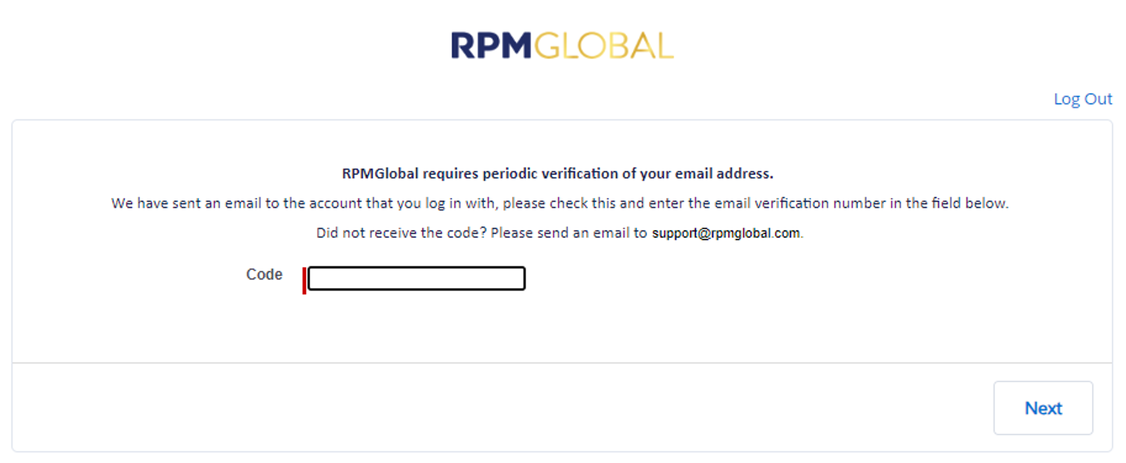 Why am I being asked to provide a verification code to log in to RPM ...