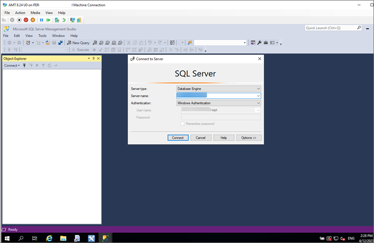 How do I back up the AMT Production database?