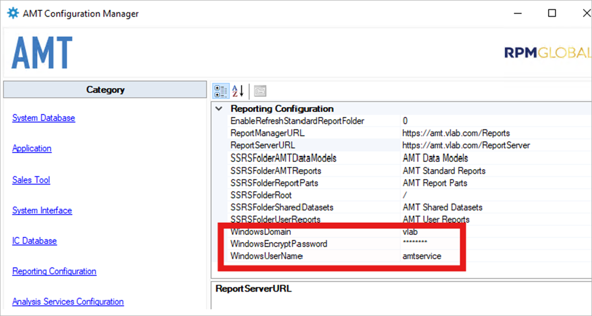 How do I reset the AMT and EPF adapter services account passwords?