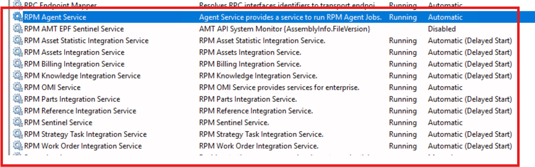 How do I reset the AMT and EPF adapter services account passwords?