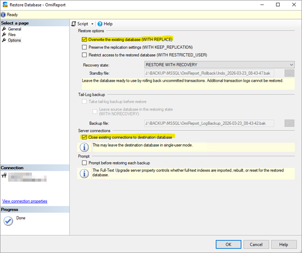 How do I port XECUTE and EPF databases from one environment to another?